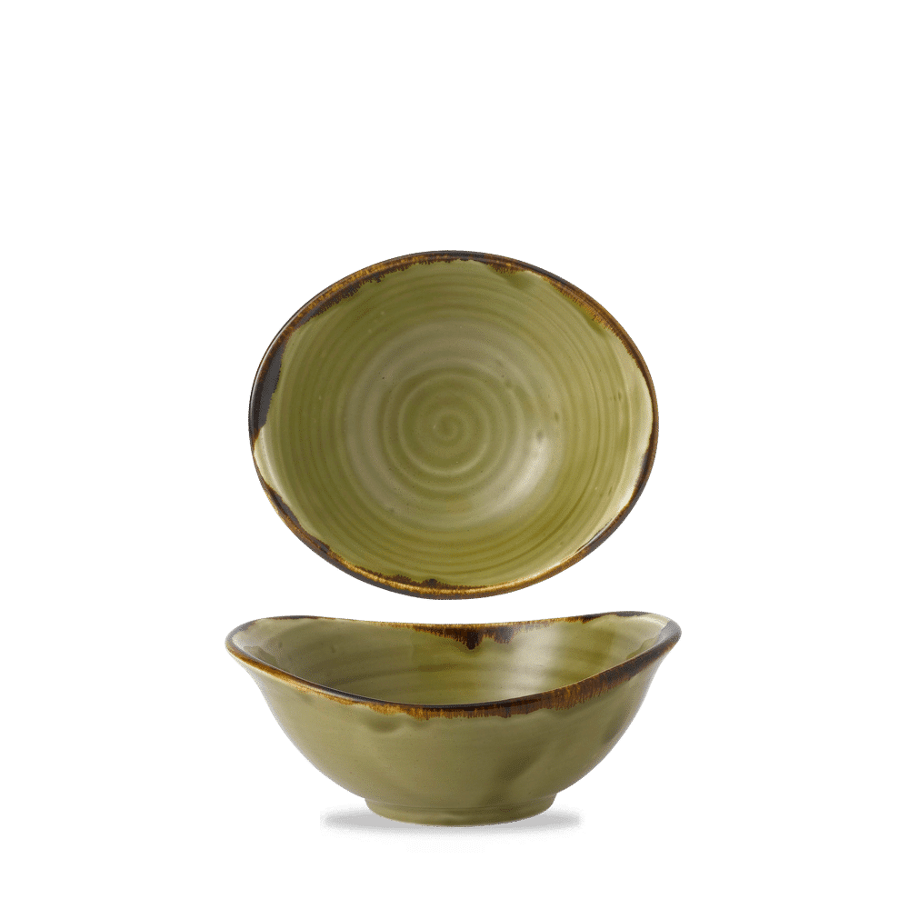 Harvest Green Deep Bowl 6 3/4X5 3/4" Box of 6 (3-5 Working Days Delivery)
