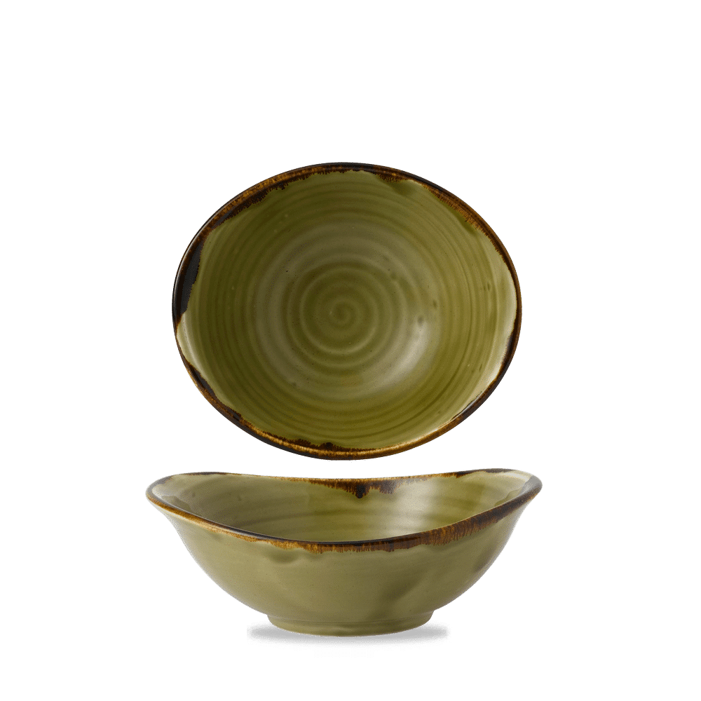 Harvest Green Deep Bowl 7 7/8X6 5/8" Box of 6 (3-5 Working Days Delivery)