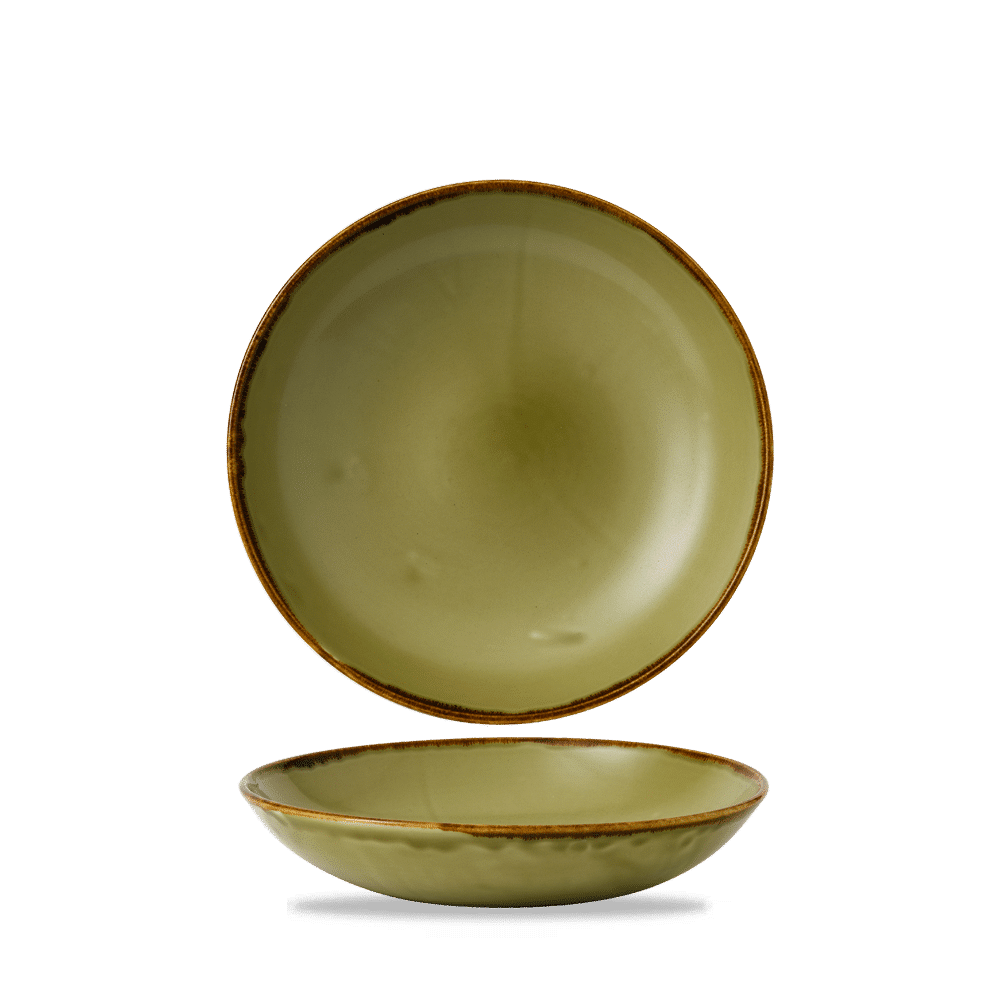 Harvest Green Coupe Bowl 9.75" Box of 12 (3-5 Working Days Delivery)