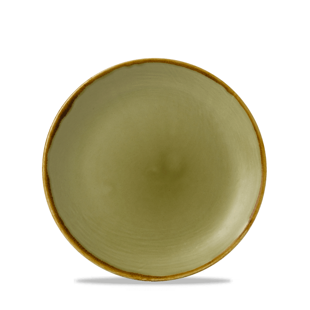 Harvest Green Coupe Plate 6.5" Box of 12 (3-5 Working Days Delivery)