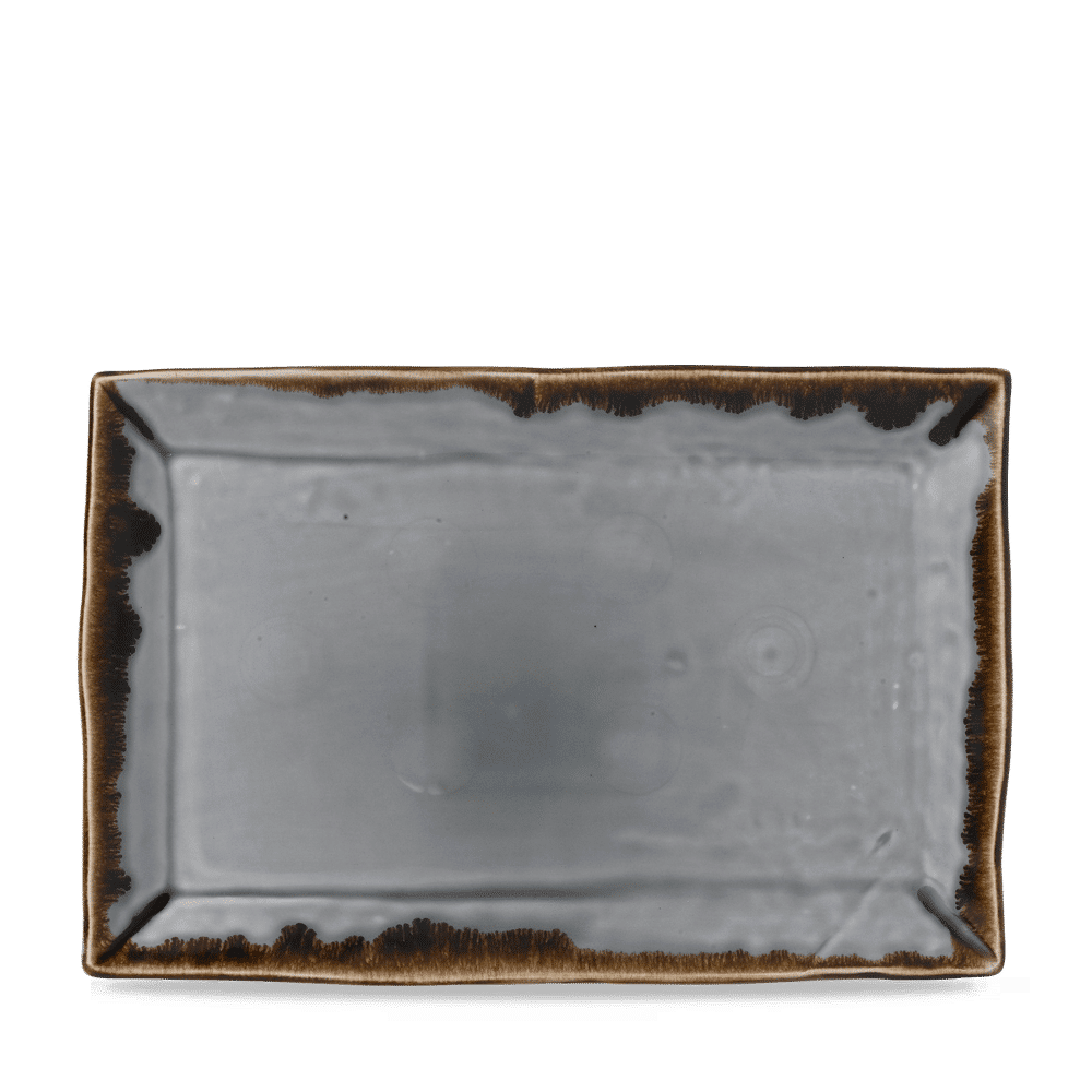 Harvest Grey Rectangle Tray 11 1/8X7 3/8" Box of 6 (3-5 Working Days Delivery)
