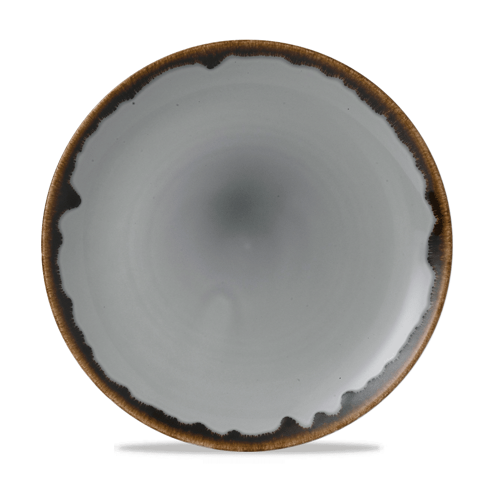 Harvest Grey Coupe Plate 10.25" Box of 12 (3-5 Working Days Delivery)