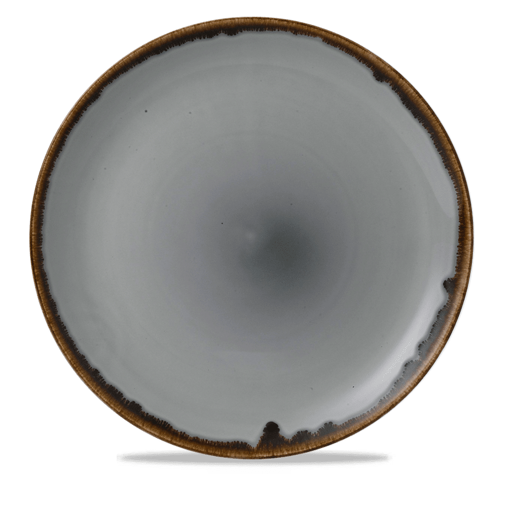 Harvest Grey Coupe Plate 11.25" Box of 12 (3-5 Working Days Delivery)