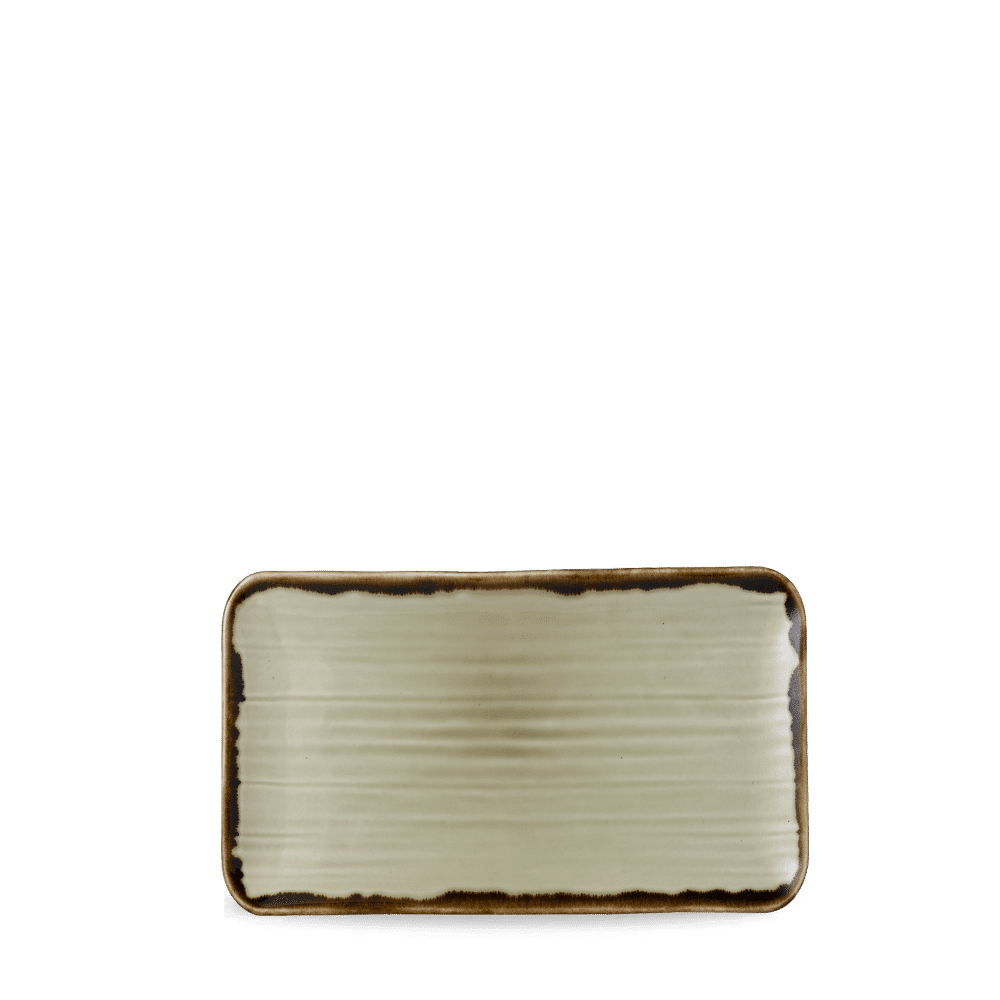 Harvest Linen Organic Rectangular Plate 10.6X6.3" Box of 12 (3-5 Working Days Delivery)