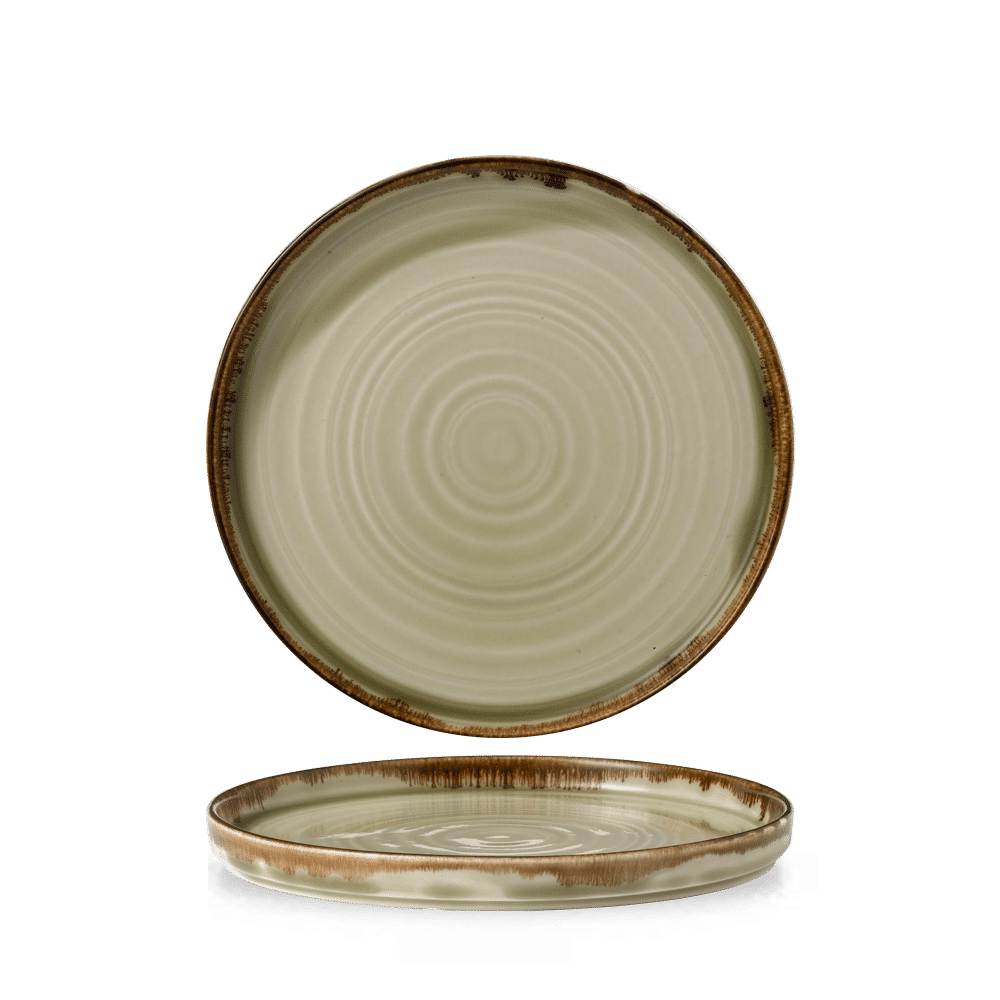 Harvest Linen Walled Plate 8.67" Box of 6 (3-5 Working Days Delivery)