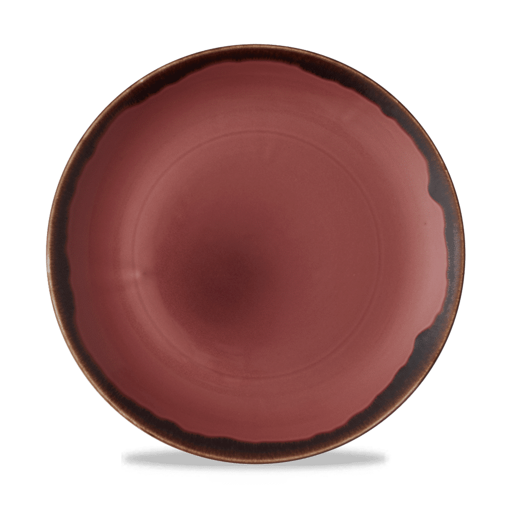 Harvest Plum Coupe Plate 10.25" Box of 12 (3-5 Working Days Delivery)