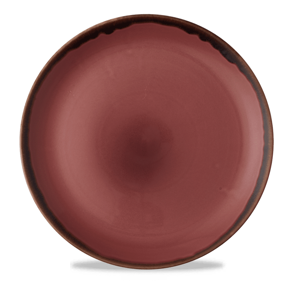 Harvest Plum Coupe Plate 11.25" Box of 12 (3-5 Working Days Delivery)