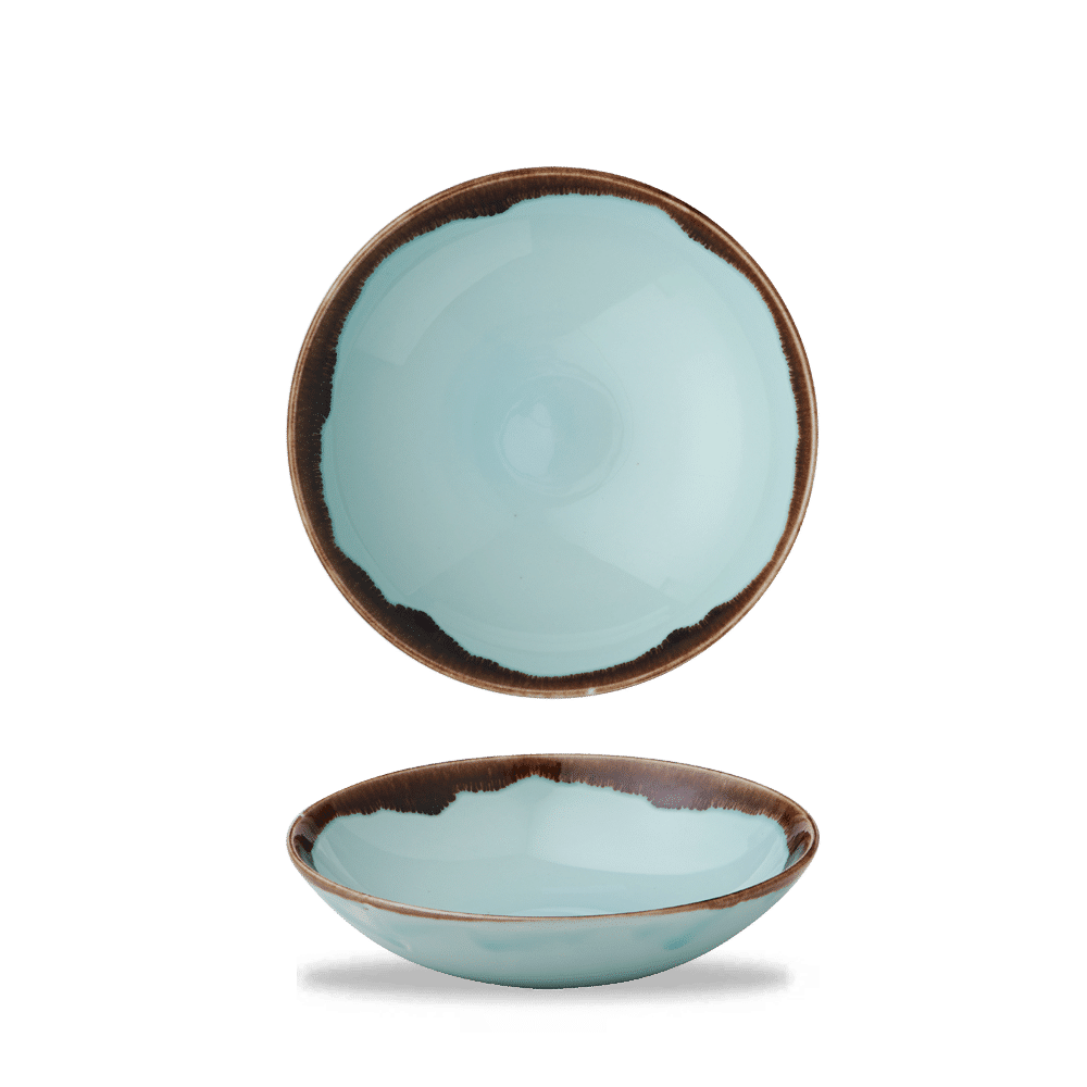 Harvest Turquoise Coupe Bowl 7.25" Box of 12 (3-5 Working Days Delivery)