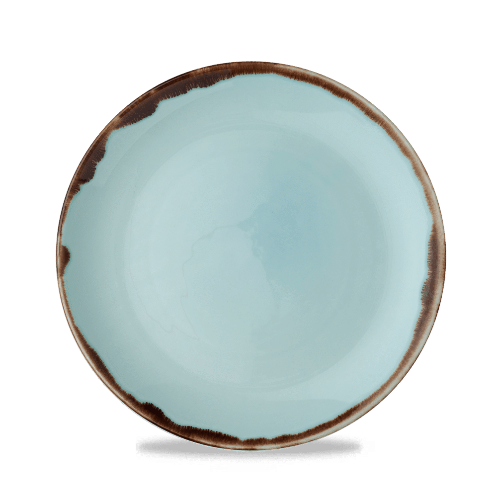 Harvest Turquoise Coupe Plate 8.67" Box of 12 (3-5 Working Days Delivery)