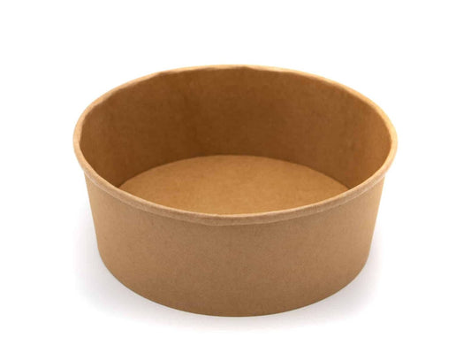 1000ml Kraft Bowl No Lid Pack of 300 (Lid 44PLLIPT7510ROG001)