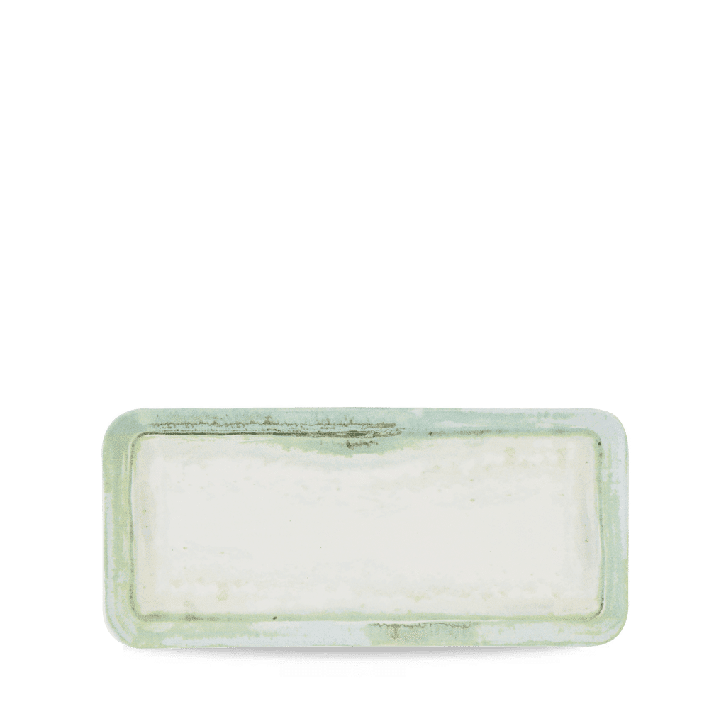 Finca Flint Organic Coupe Rect Platter 13 3/4X6 1/4" Box of 6 (3-5 Working Days Delivery)