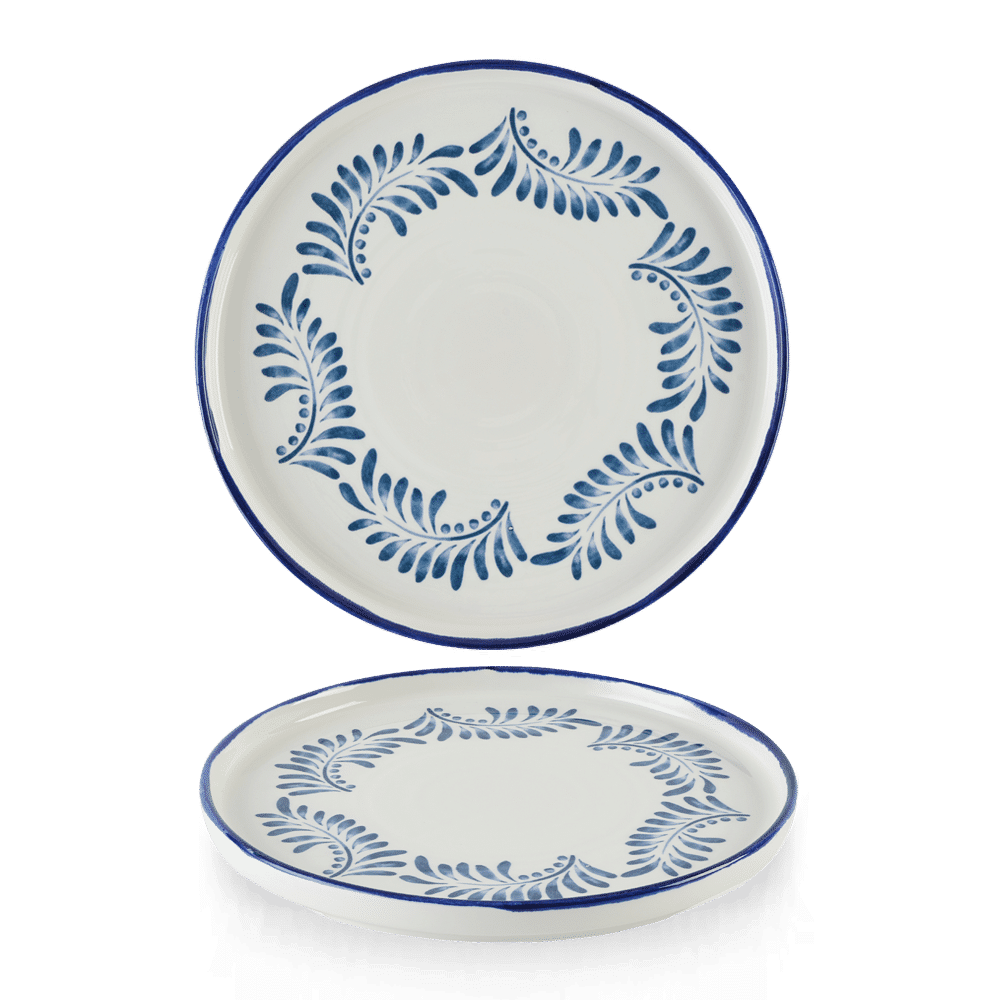 Harvest Mediterranean Walled Plate 10 2/8" Box of 6 (3-5 Working Days Delivery)