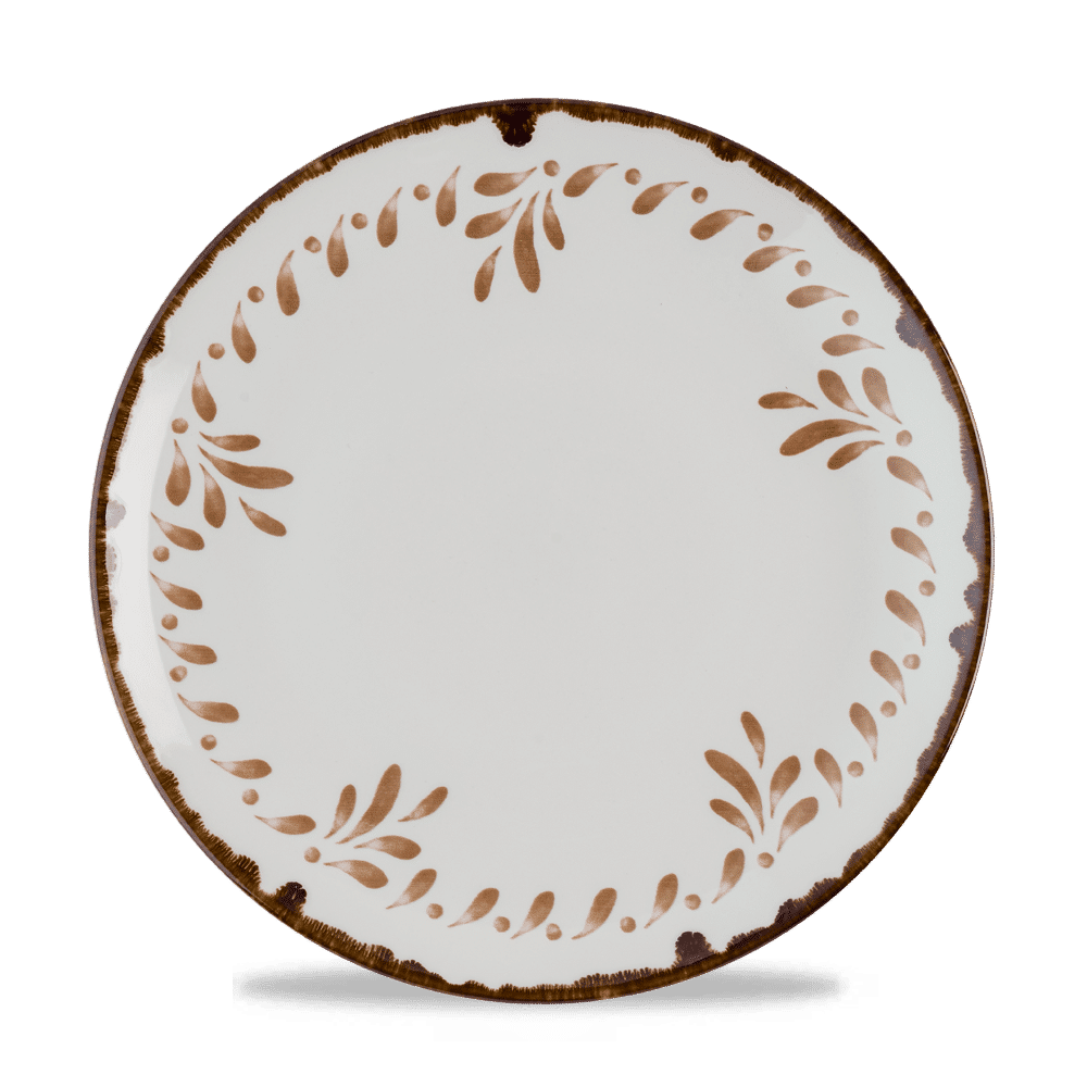 Harvest Mediterranean Terracotta Coupe Plate 10.25" Box of 12 (3-5 Working Days Delivery)