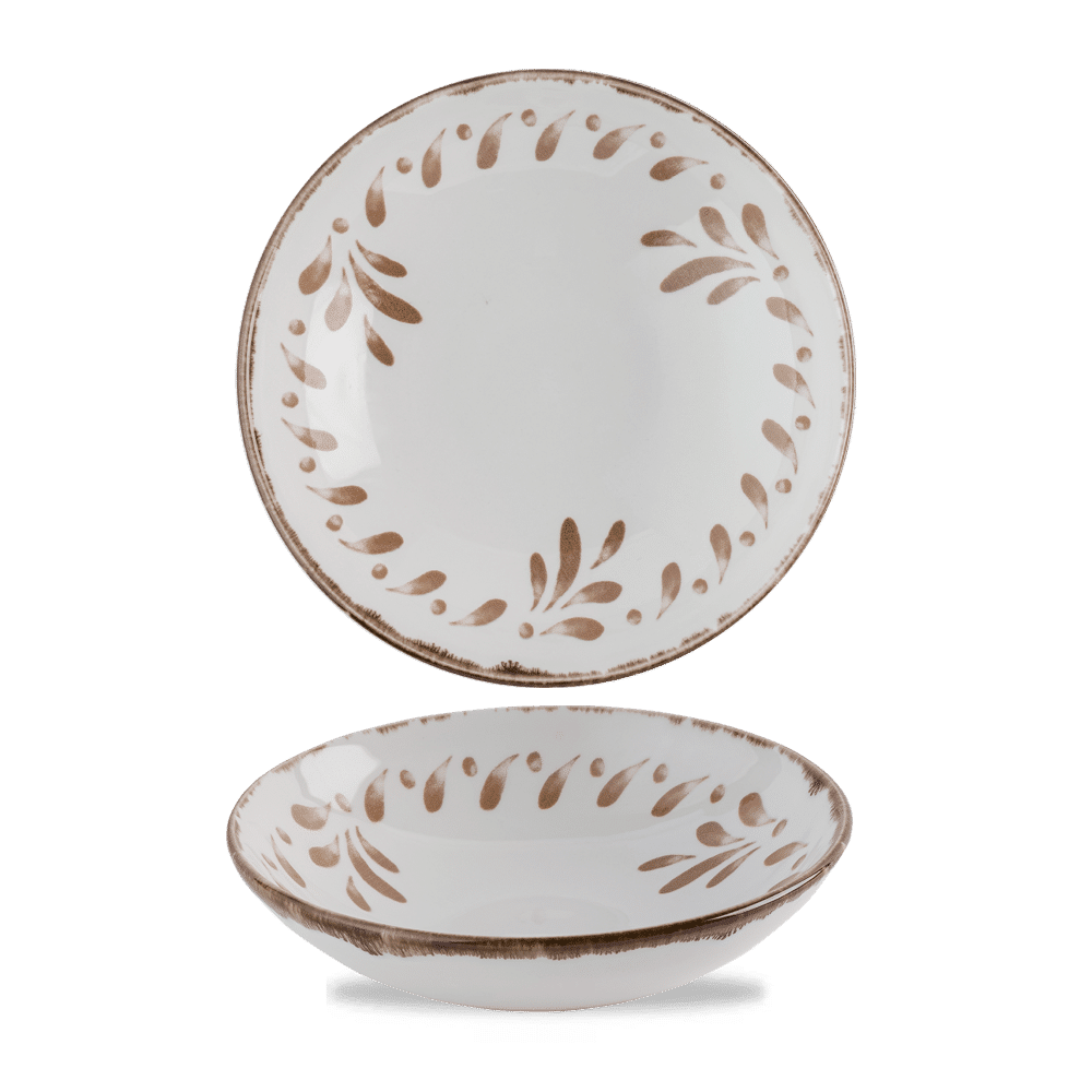 Harvest Mediterranean Terracotta Coupe Bowl 7.25" Box of 12 (3-5 Working Days Delivery)