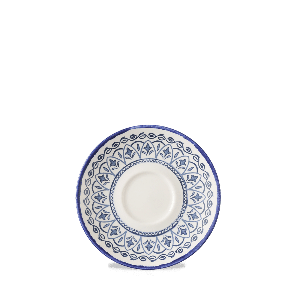 Harvest Mediterranean Moresque Cappuccino Saucer 6.25" Box of 12 (3-5 Working Days Delivery)