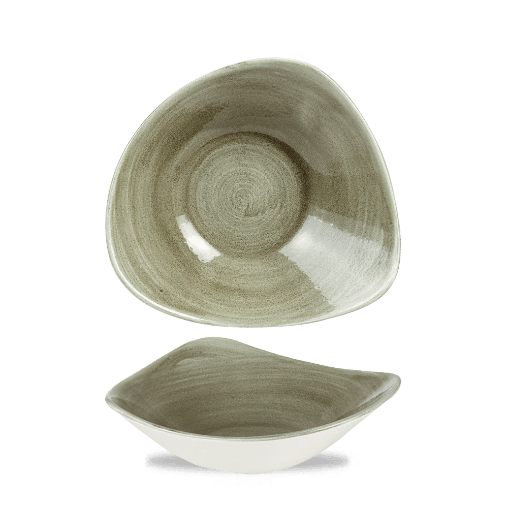 Stonecast Patina Burnished Green Lotus Bowl 9.25" Box of 12 (3-5 Working Days Delivery)
