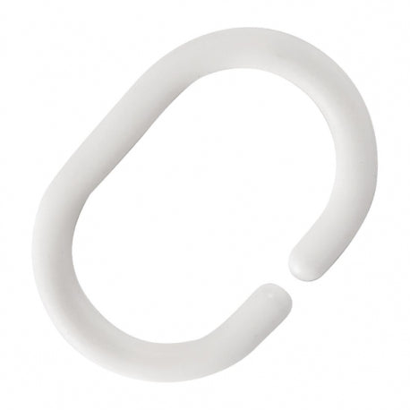 Mitre Essentials May Plastic Shower Curtain Ring (12 Pack)