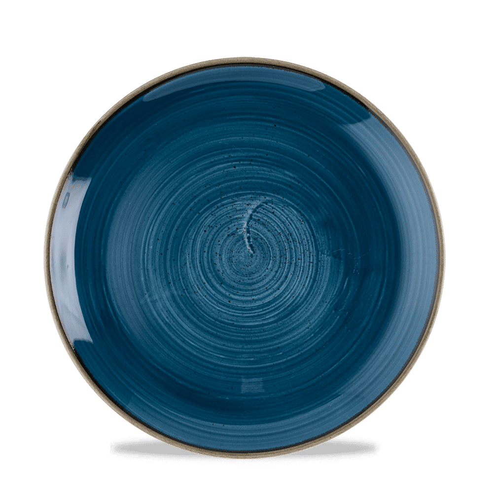 Stonecast Java Blue Evolve Coupe Plate 8.67" Box of 12 (3-5 Working Days Delivery)