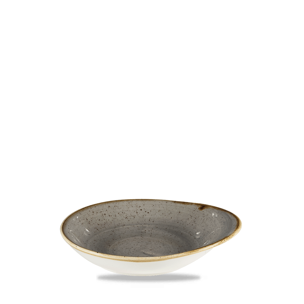 Stonecast Grey Round Dish 6 3/8X5 5/8" Box of 12 (3-5 Working Days Delivery)