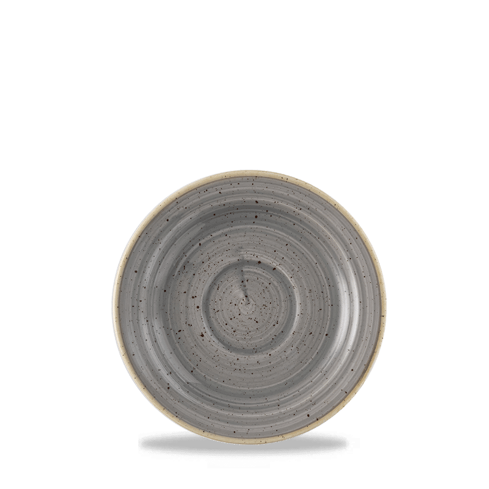 Stonecast Grey Profile Saucer 5 7/8" Box of 12 (3-5 Working Days Delivery)