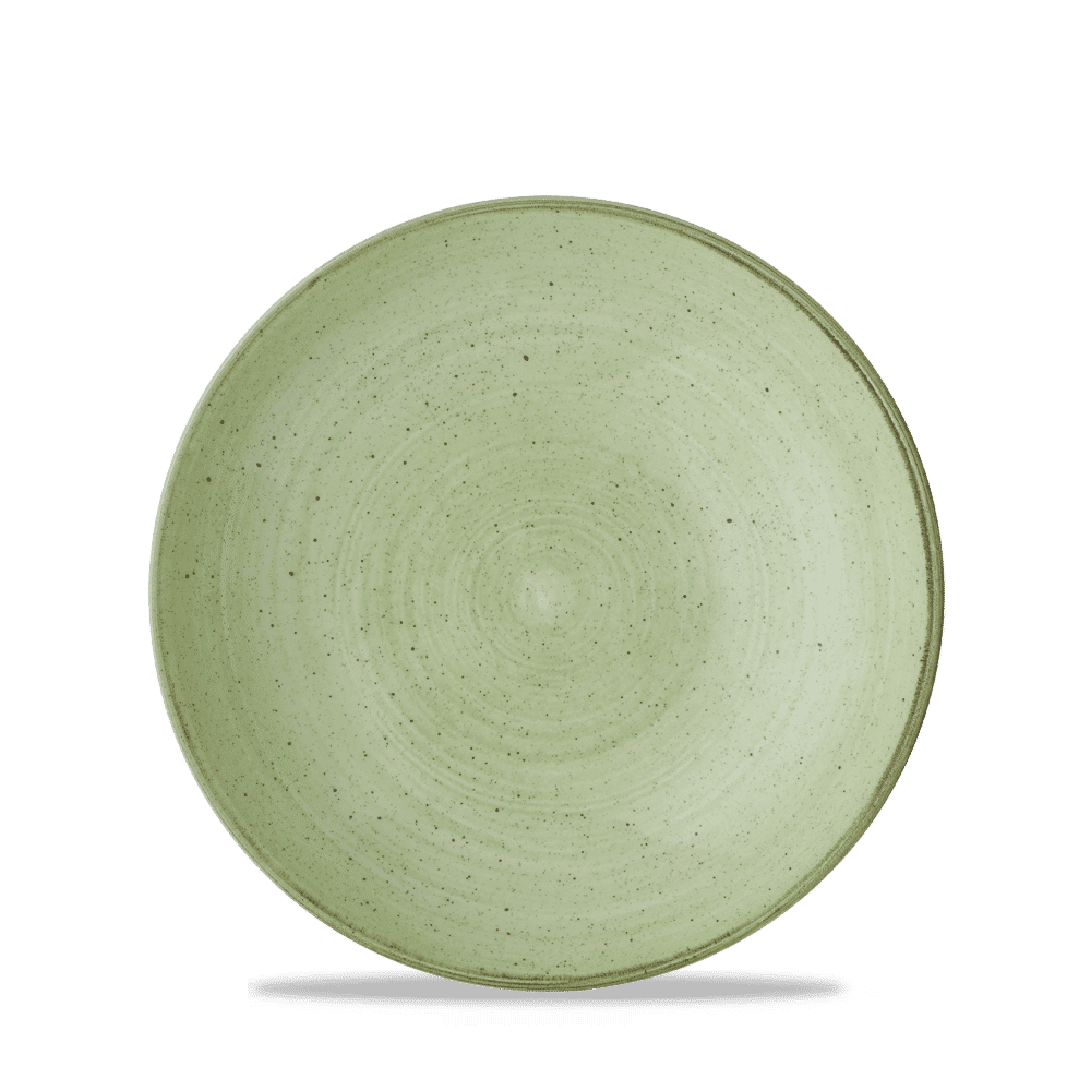 Stonecast Sage Green Coupe Bowl 7.25" Box of 12 (3-5 Working Days Delivery)