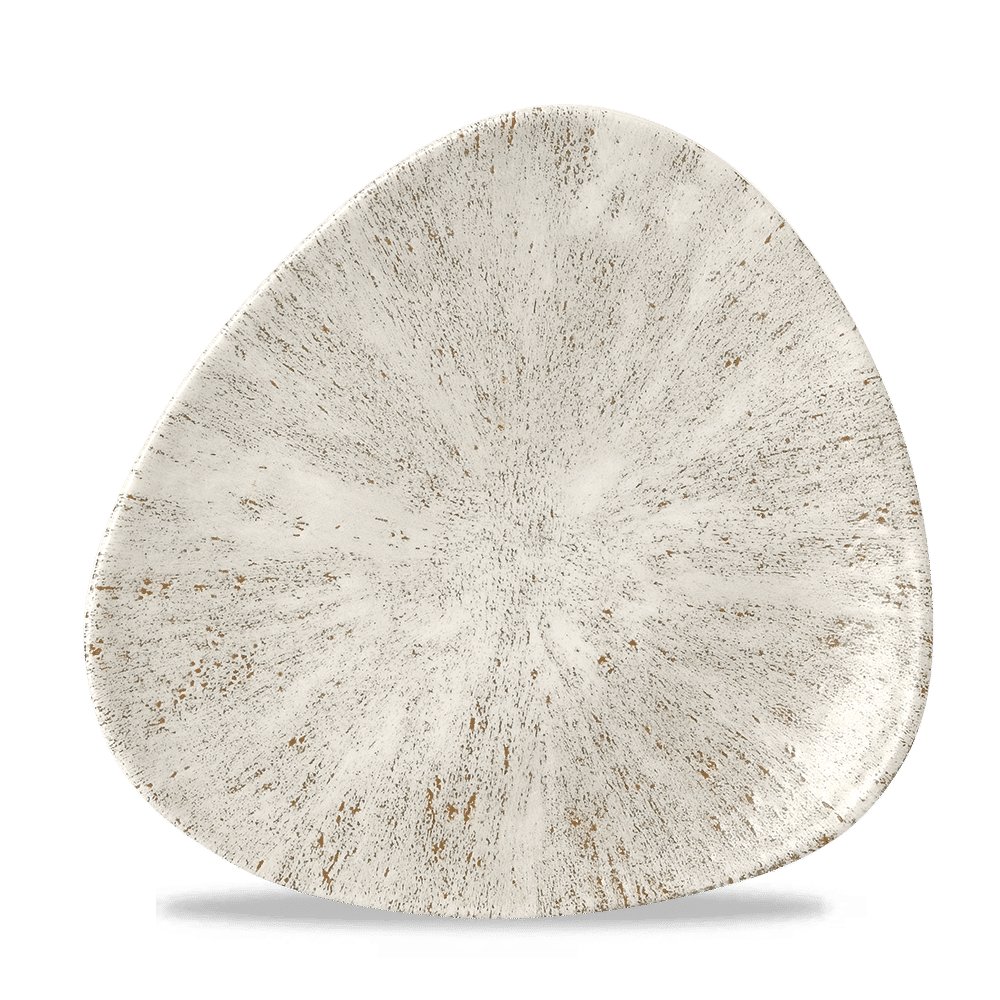 Stone Agate Grey Lotus Plate 8" Box of 12 (3-5 Working Days Delivery)