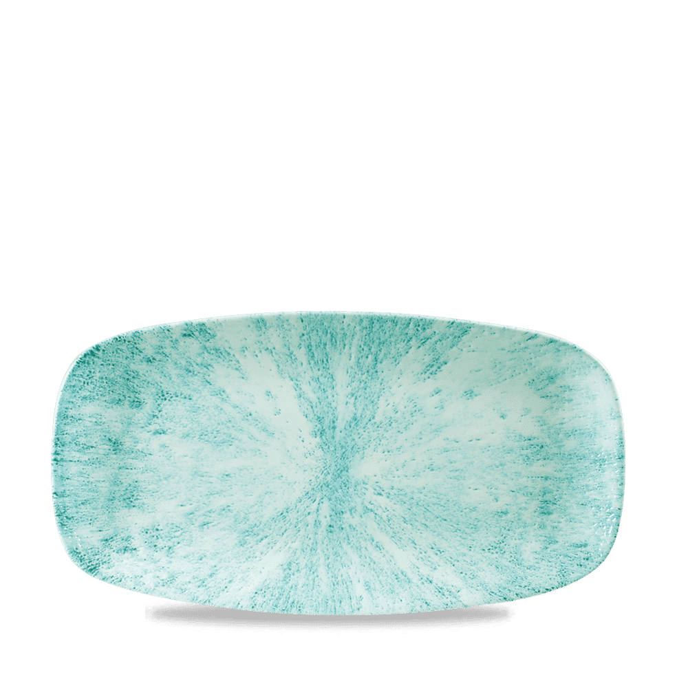 Stone Aquamarine Chefs Oblong Plate 11 3/4X6" Box of 12 (3-5 Working Days Delivery)
