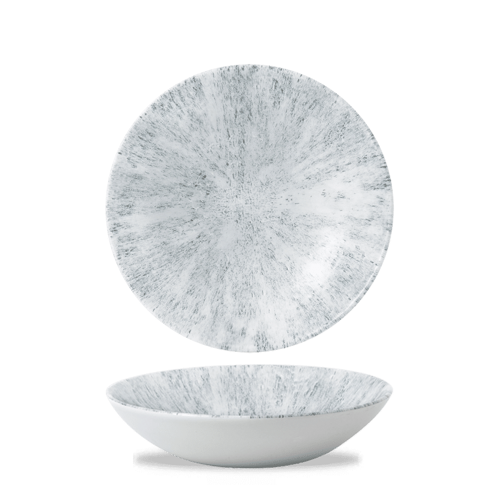 Stone Pearl Grey Evolve Coupe Bowl 7.25" Box of 12 (3-5 Working Days Delivery)