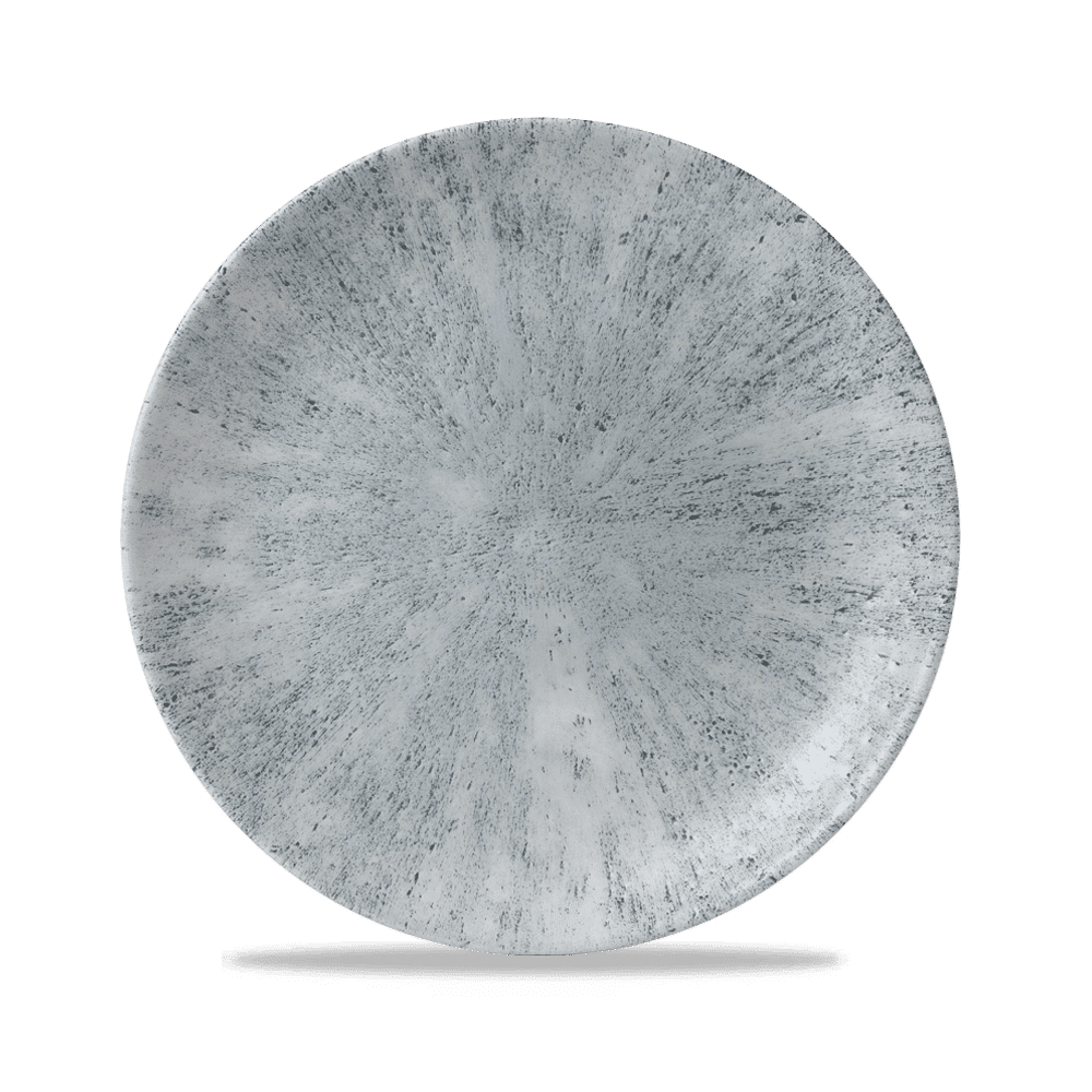 Stone Pearl Grey Evolve Coupe Plate 8.67" Box of 12 (3-5 Working Days Delivery)
