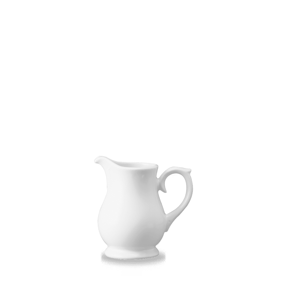 White Sandringham Jug 0.25Pt Box of 4 (3-5 Working Days Delivery)
