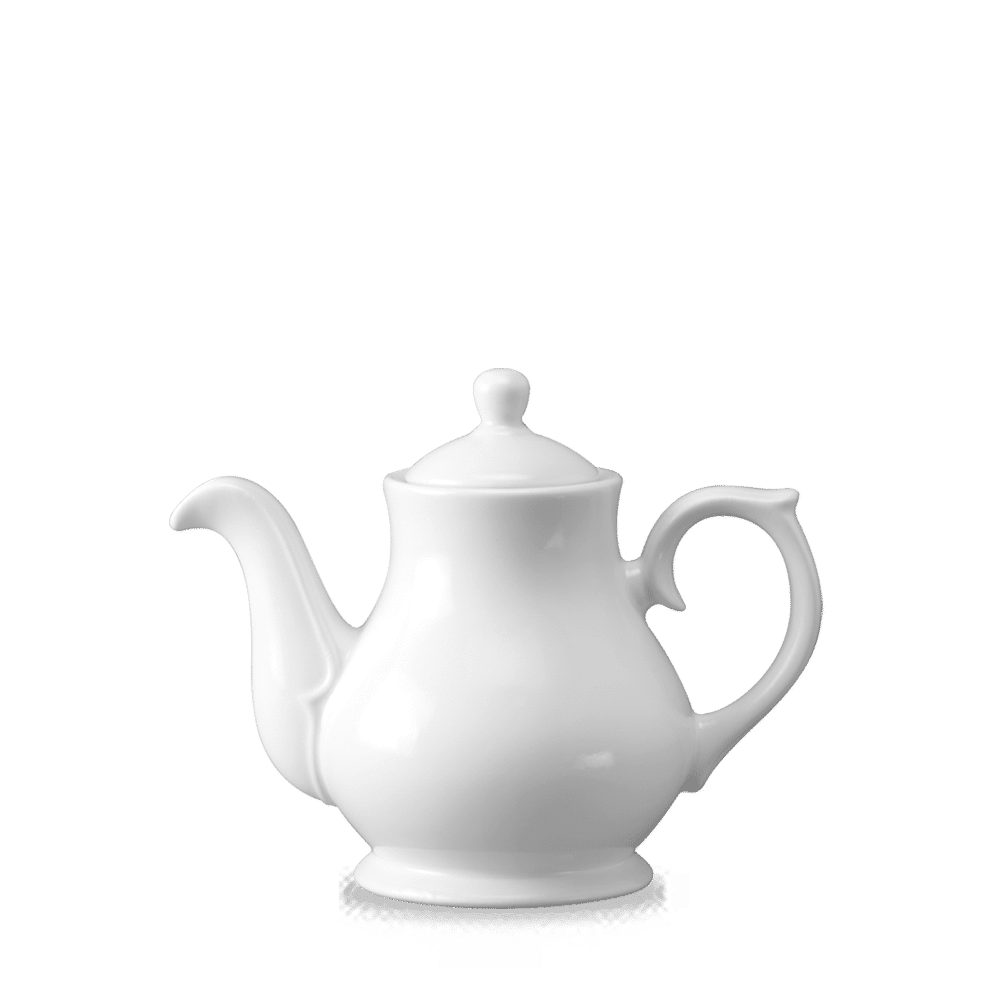 White Sandringham Beverage Pot 2Cup 15Oz Box of 4 (3-5 Working Days Delivery)