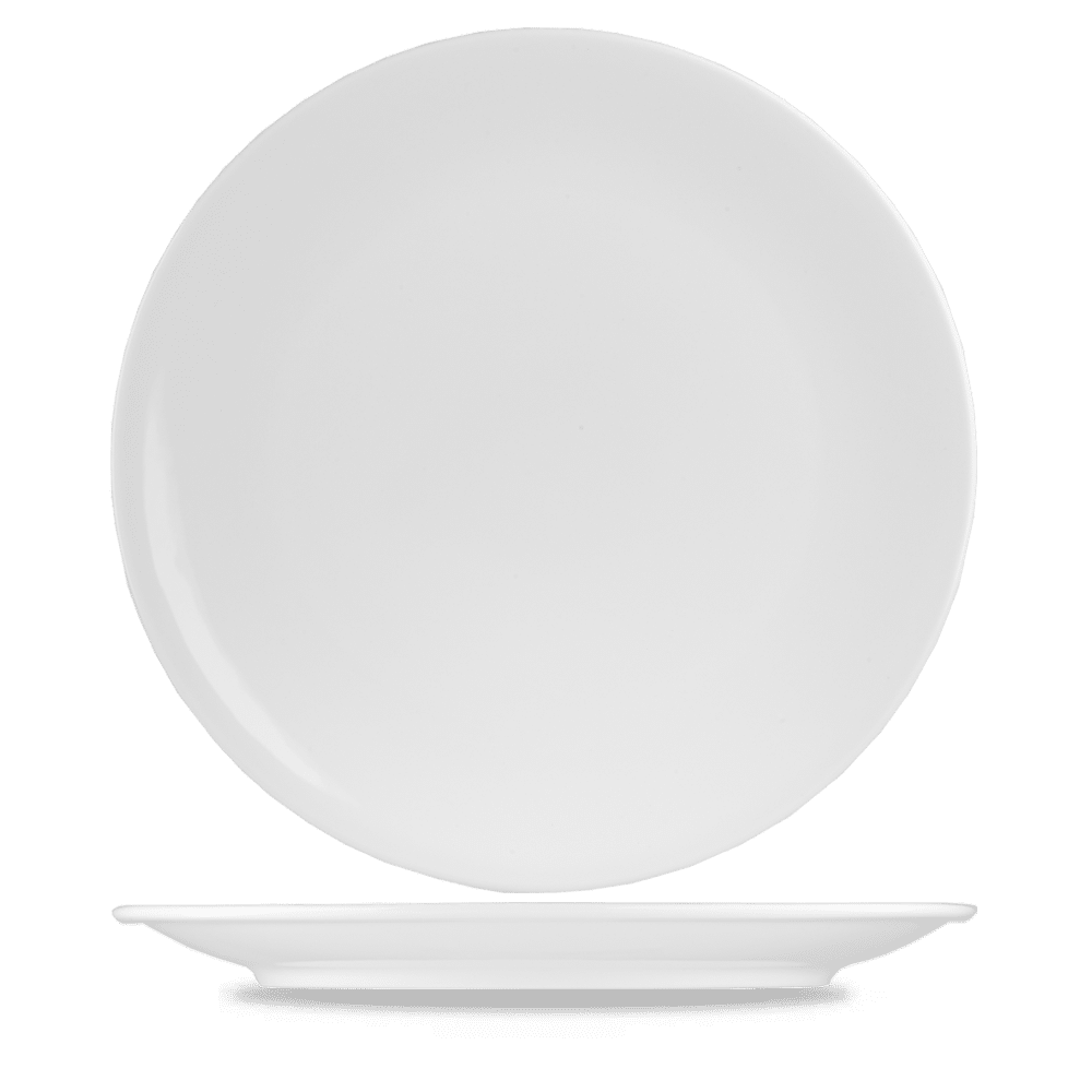 Menu Porcelain Coupe Plate 31Cm Box of 6 (3-5 Working Days Delivery)