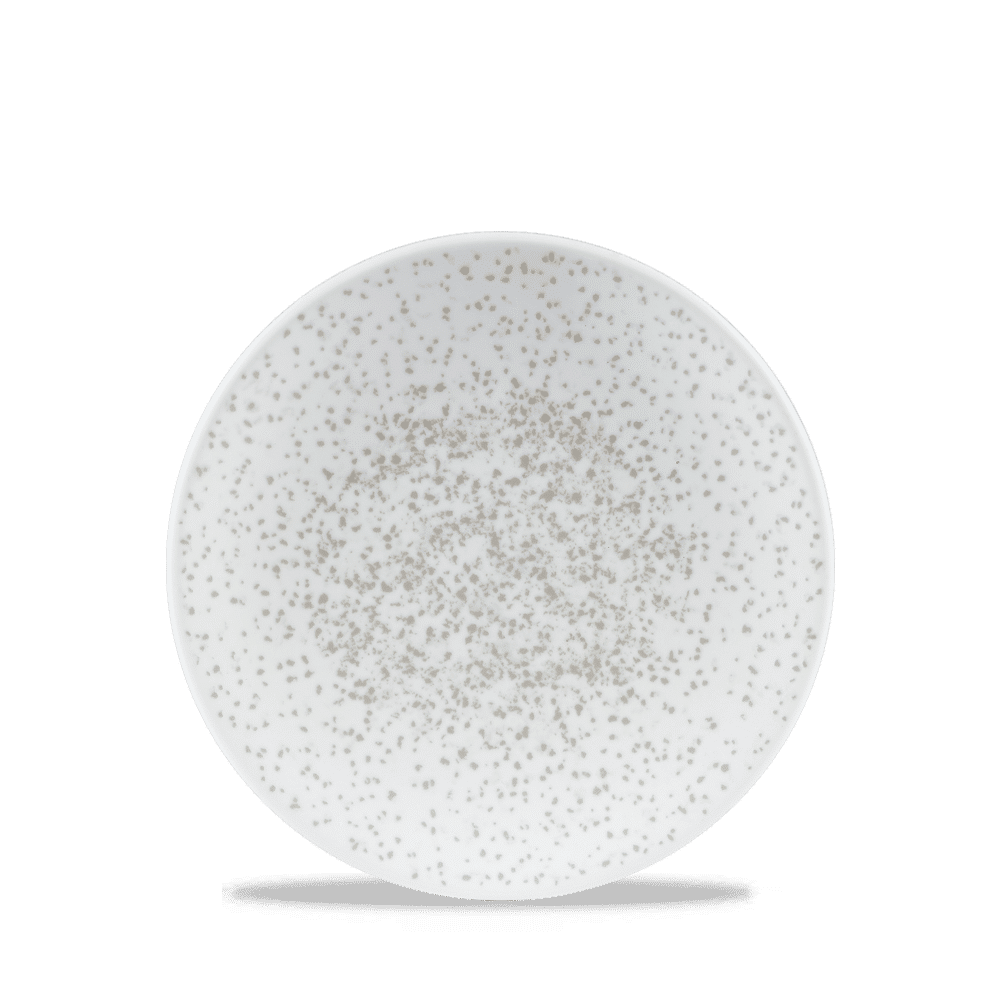 Menu Shades Caldera Chalk White Coupe Plate 6" Box of 6 (3-5 Working Days Delivery)