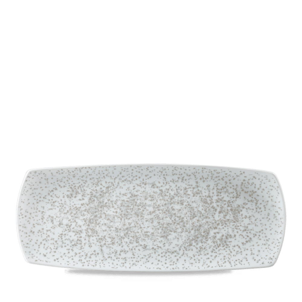 Menu Shades Caldera Chalk White Flat Rectangle Plate 14X5 1/2" Box of 6 (3-5 Working Days Delivery)