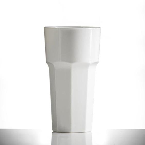 Elite Remedy Polycarbonate Pint Tumblers White CE 20oz / 568ml Box of 24