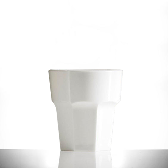 Elite Remedy Polycarbonate Rocks Tumbler White 9oz / 255ml Box of 36