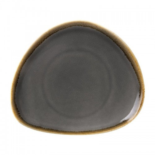 Olympia Kiln Smoke Tri Plate - 165mm 6 1/2" (Box 6)