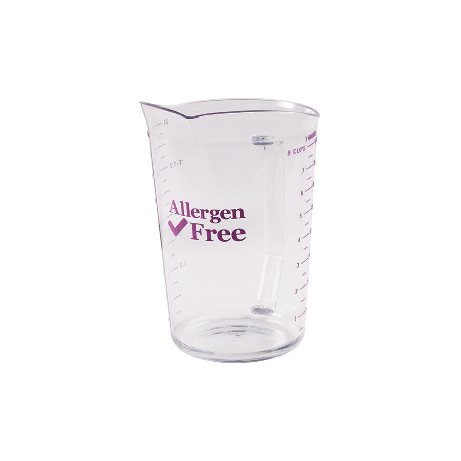 ALLERGEN MEASURE CUP 4QT PURPLE 4L      
