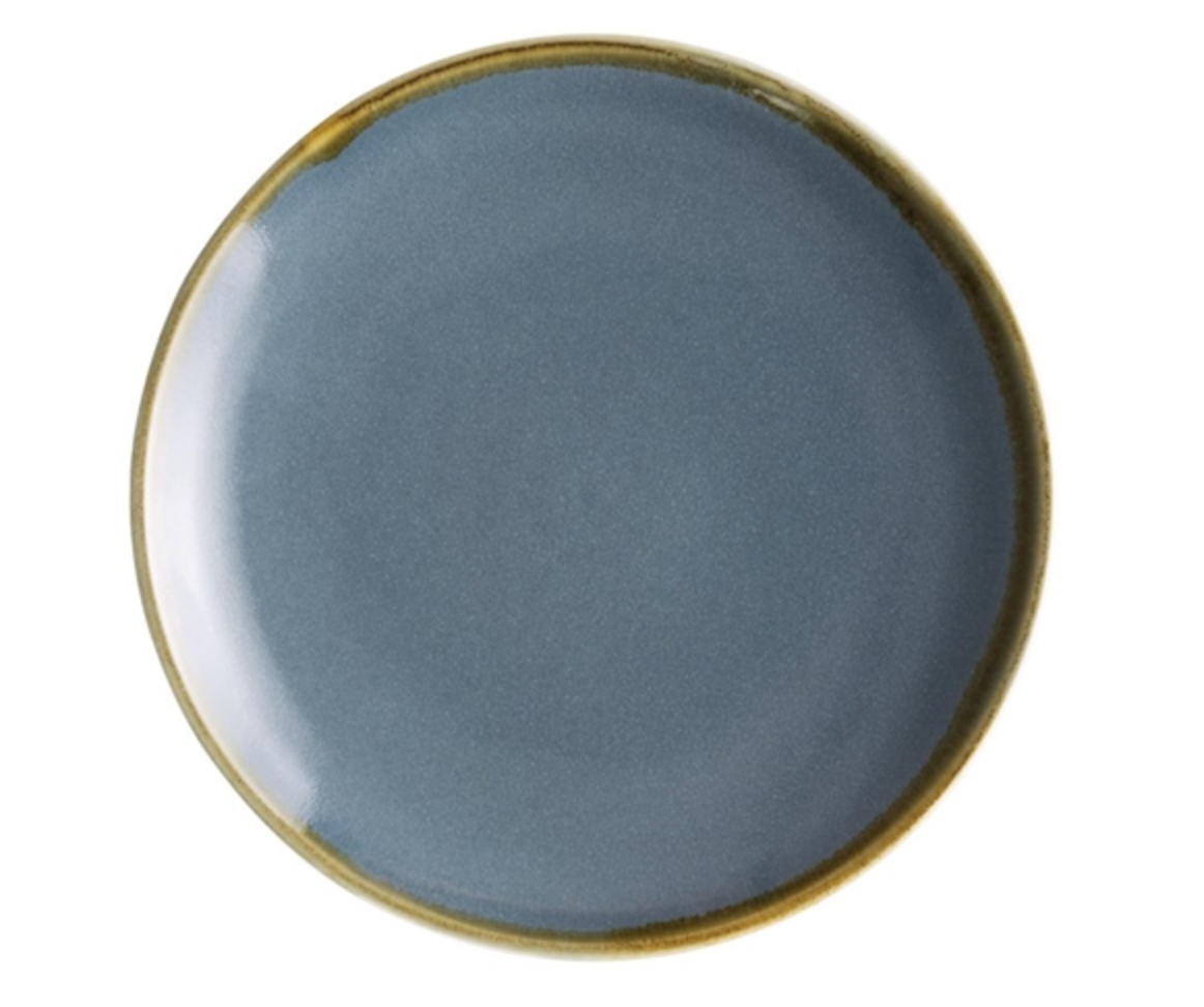 Olympia Kiln Ocean Round Coupe Plate - 7" (Box 6)