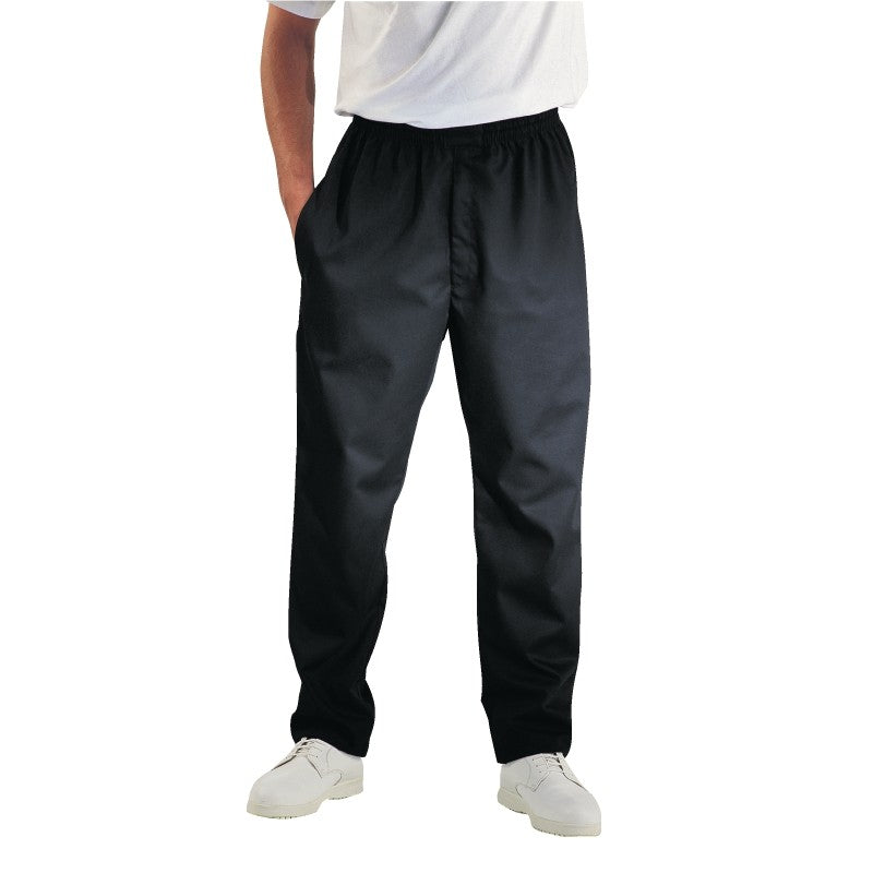 Whites Easy Trouser Black - Size M