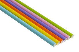 Straws Paper Mixed Neon Pack of 5000